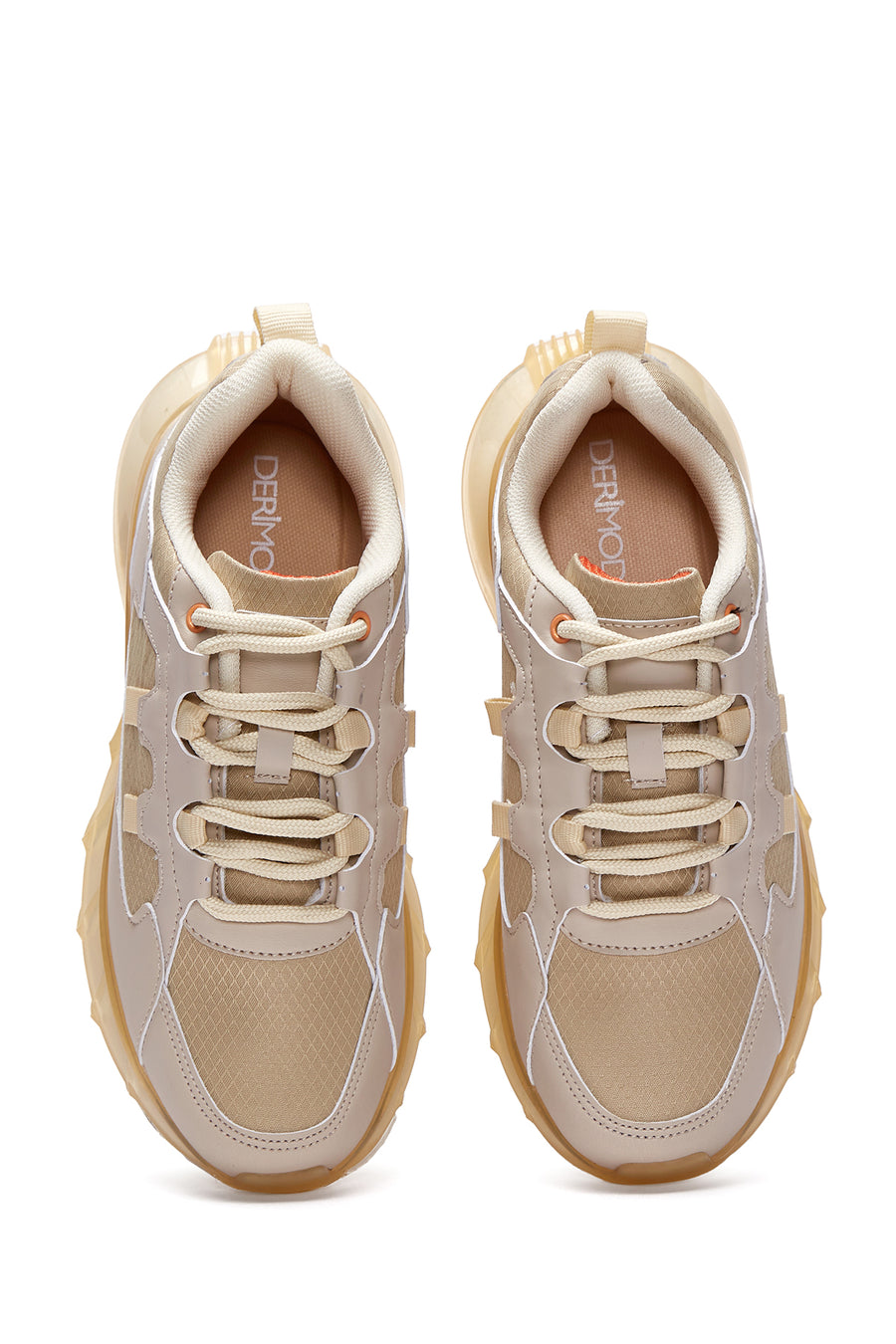 Women's Beige Thick Soled Sneaker