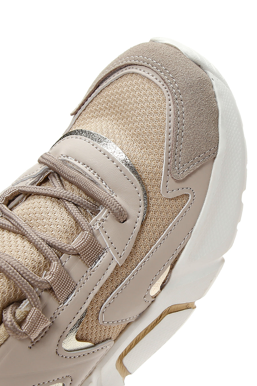 Kadın Bej Kalın Tabanlı Sneaker