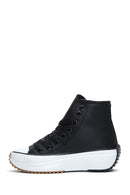Kadın Siyah Kalın Tabanlı Bilekli Sneaker | Derimod