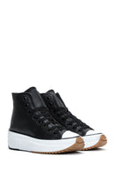 Kadın Siyah Kalın Tabanlı Bilekli Sneaker | Derimod