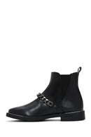 Women's Black Chain Chelsea Boots | Derimod