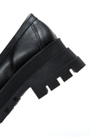 Kadın Siyah Kalın Tabanlı Maskülen Loafer | Derimod