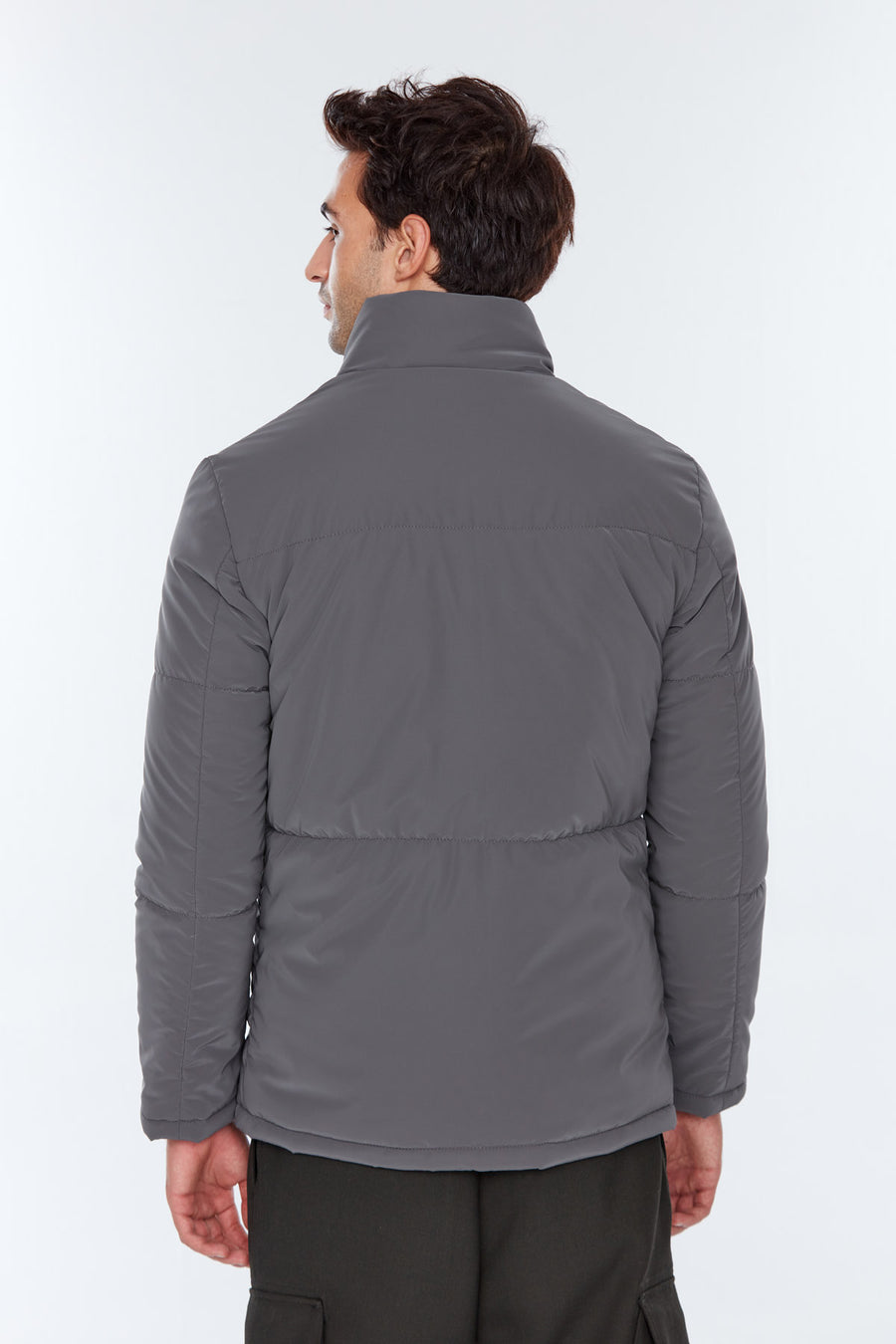 Berlin Erkek Gri Softwear Mont