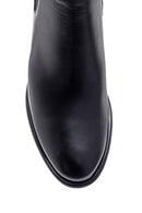 Women's Leather Quilted Detailed Chelsea Boots | Derimod