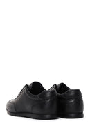 Men's Black Leather Casual Sneaker | Derimod