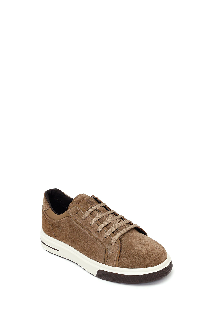 Male Mink Lace-up Thick-Soled Suede Leather Sneaker