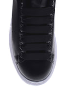 Kadın Beyaz Siyah Kalın Tabanlı Sneaker | Derimod