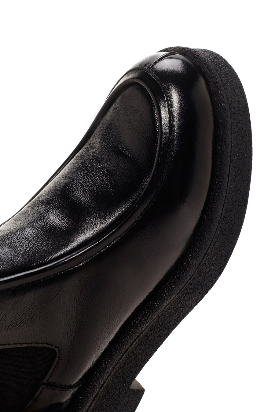 Woman Black Patent Leather Leather Chelsea Boots