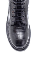 Women's Crocodile Patterned Boots | Derimod