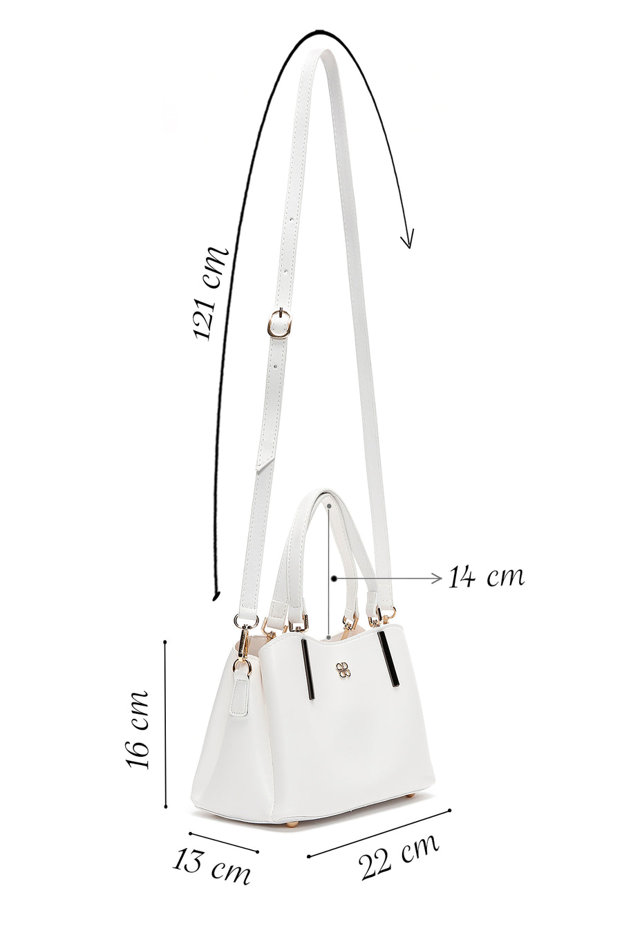 Women's White Handbag