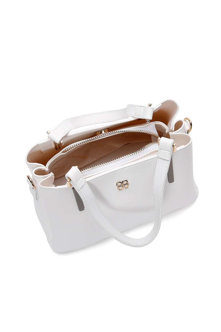 Women's White Handbag
