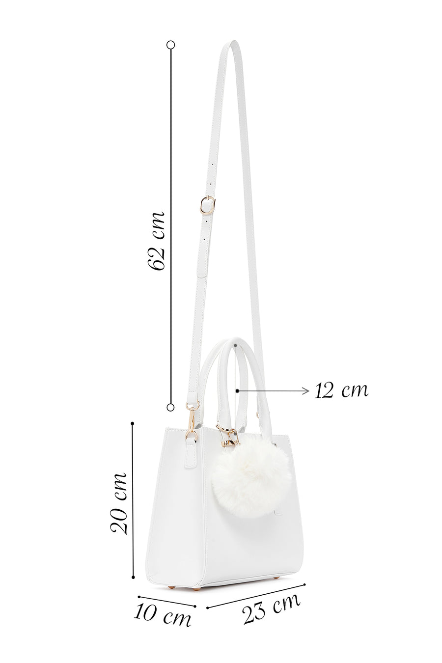 Women's White Handbag