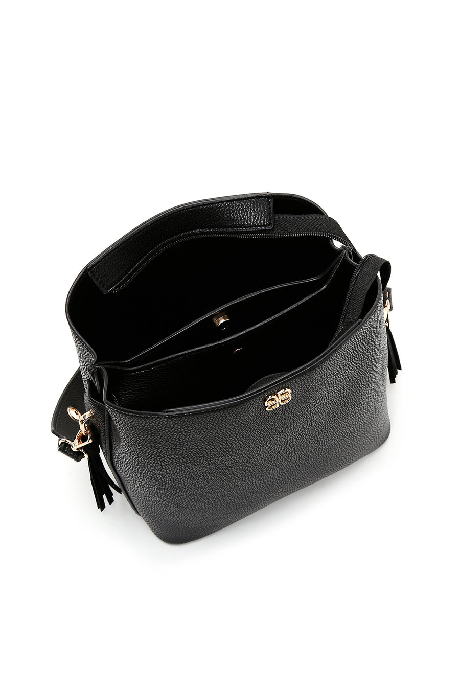 Women's Black Classic Shoulder Bag