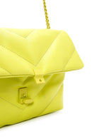 Women's Green Quilted Crossbody Bag | Derimod