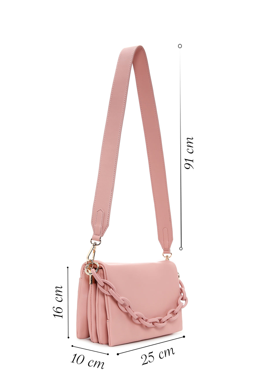 Women's Pink Crossbody Bag