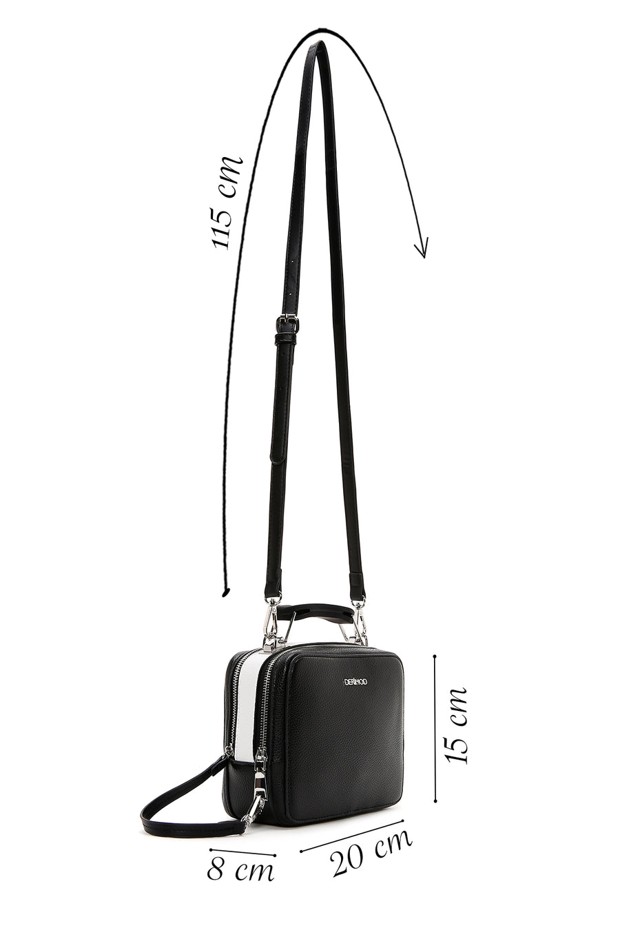 Women's Black Crossbody Bag