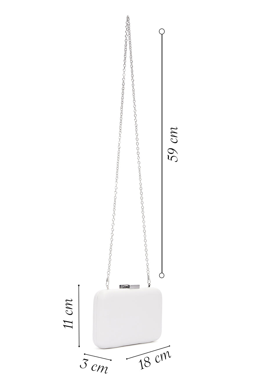Women's White Portfolio Bag