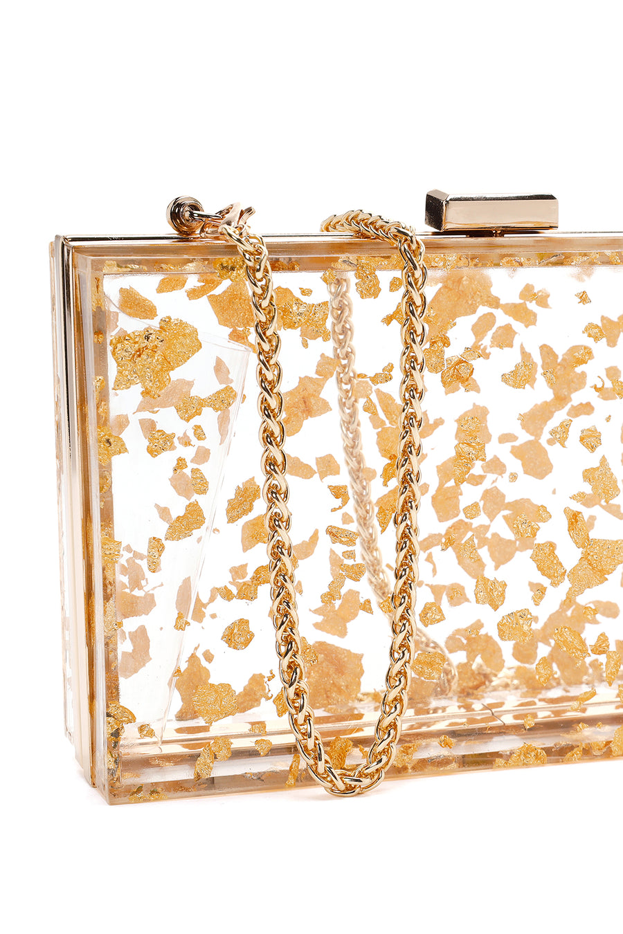 Women's Gold Portfolio Bag