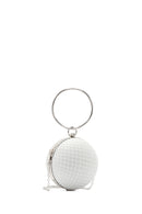 Women's Silver Stone Handbag | Derimod