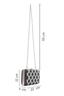Women's Black Stone Portfolio Bag | Derimod
