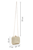 Women's Gold Portfolio Bag | Derimod