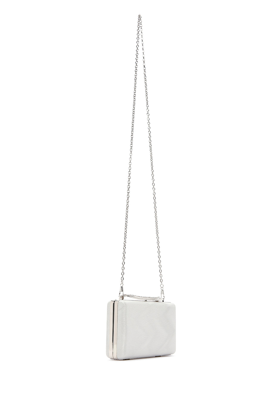 Women's Silver Portfolio Bag