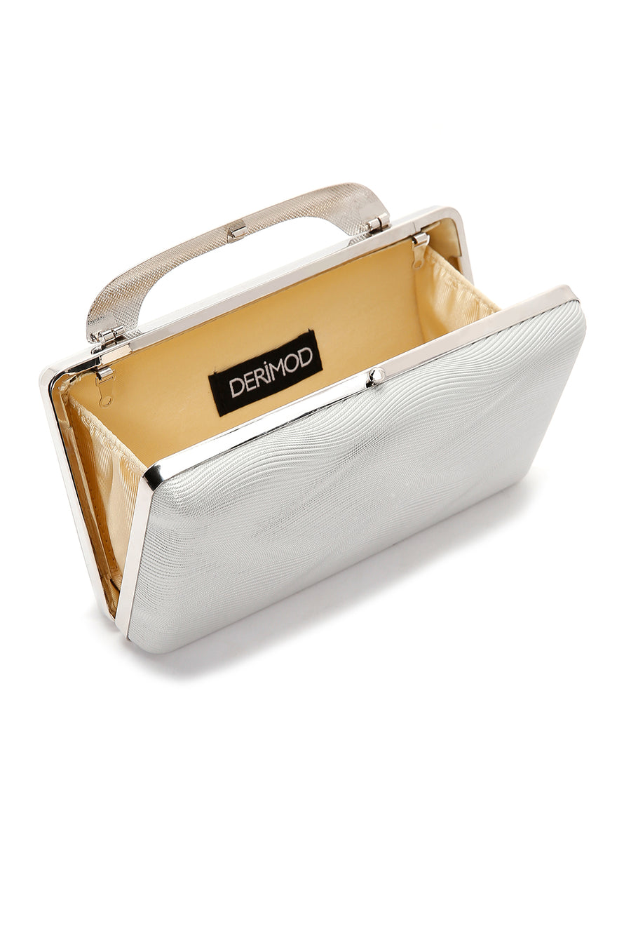 Women's Silver Portfolio Bag