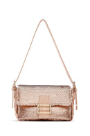 Women's Pink Sequin Shoulder Bag | Derimod