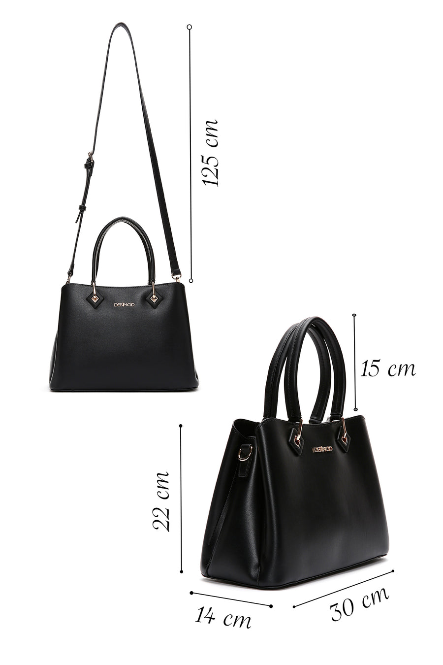 Women's Black Classic Handbag