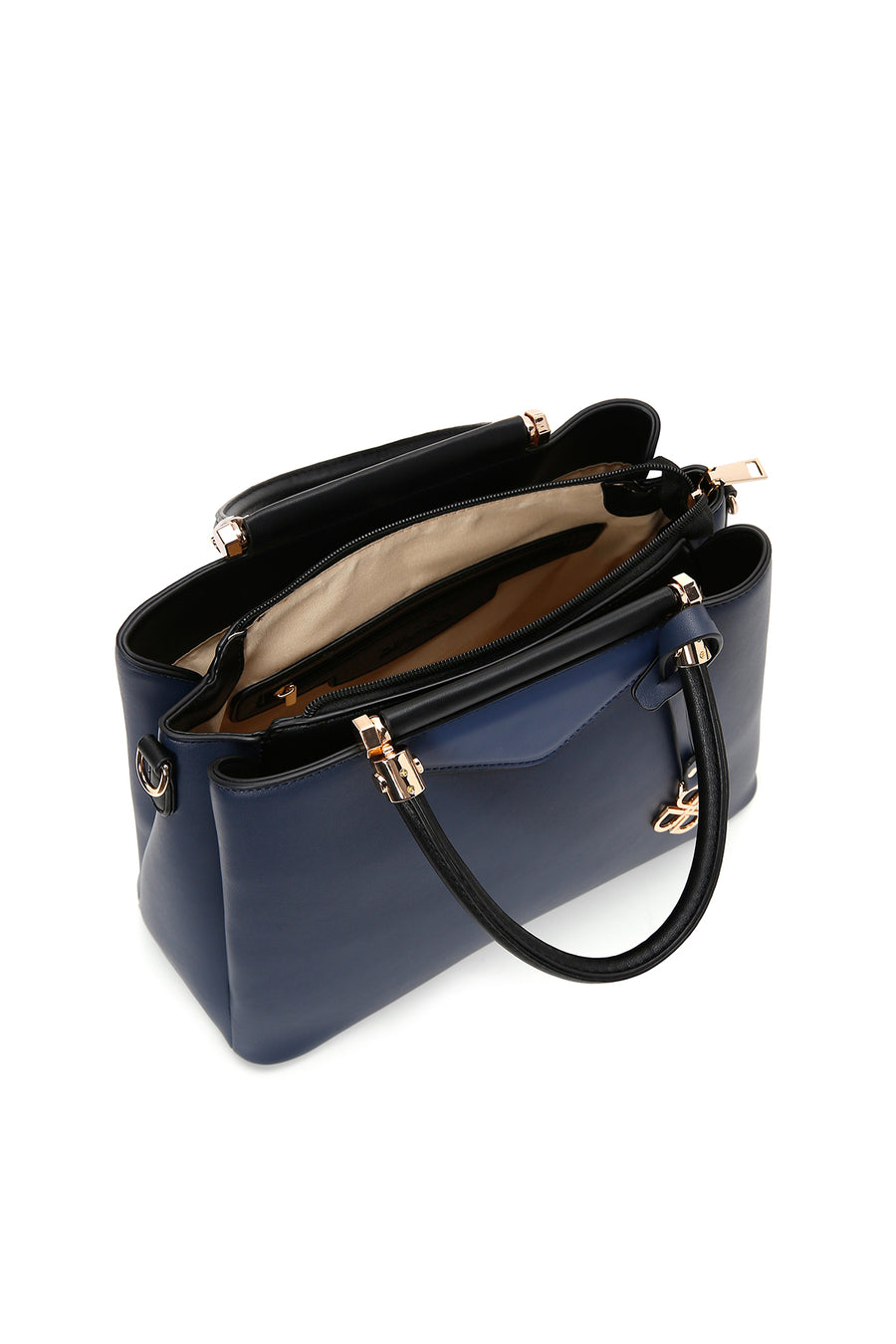 Women's Navy Blue Classic Handbag