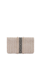 Women's Ecru Straw Portfolio Bag | Derimod