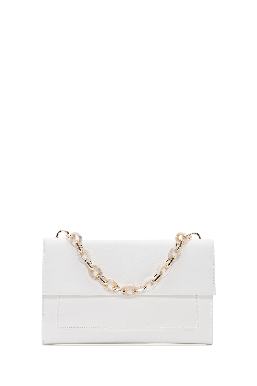 Women's White Portfolio Bag