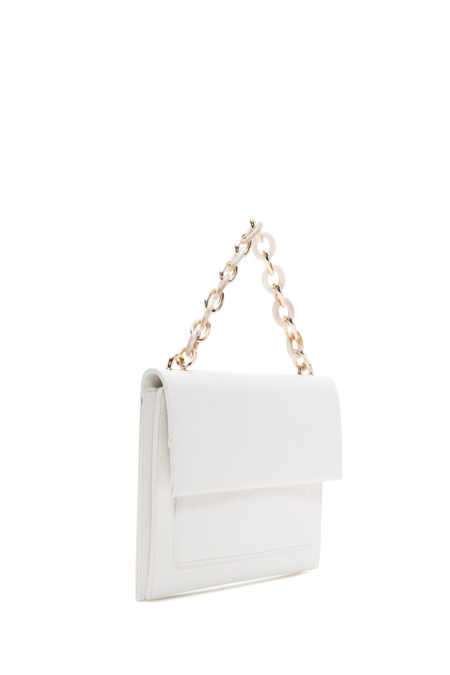 Women's White Portfolio Bag