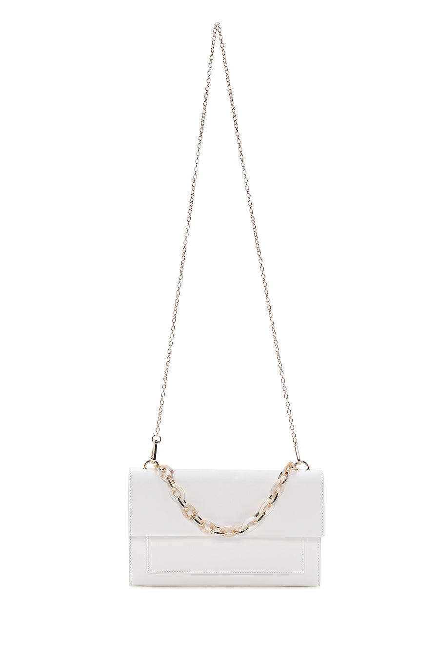 Women's White Portfolio Bag