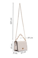 Women's Beige Quilted Handbag | Derimod