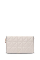 Women's Beige Quilted Handbag | Derimod
