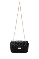 Women's Black Quilted Crossbody Bag | Derimod