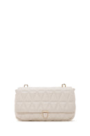 Women's Beige Quilted Crossbody Bag | Derimod