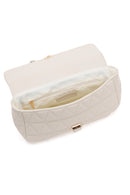 Women's Beige Quilted Crossbody Bag | Derimod