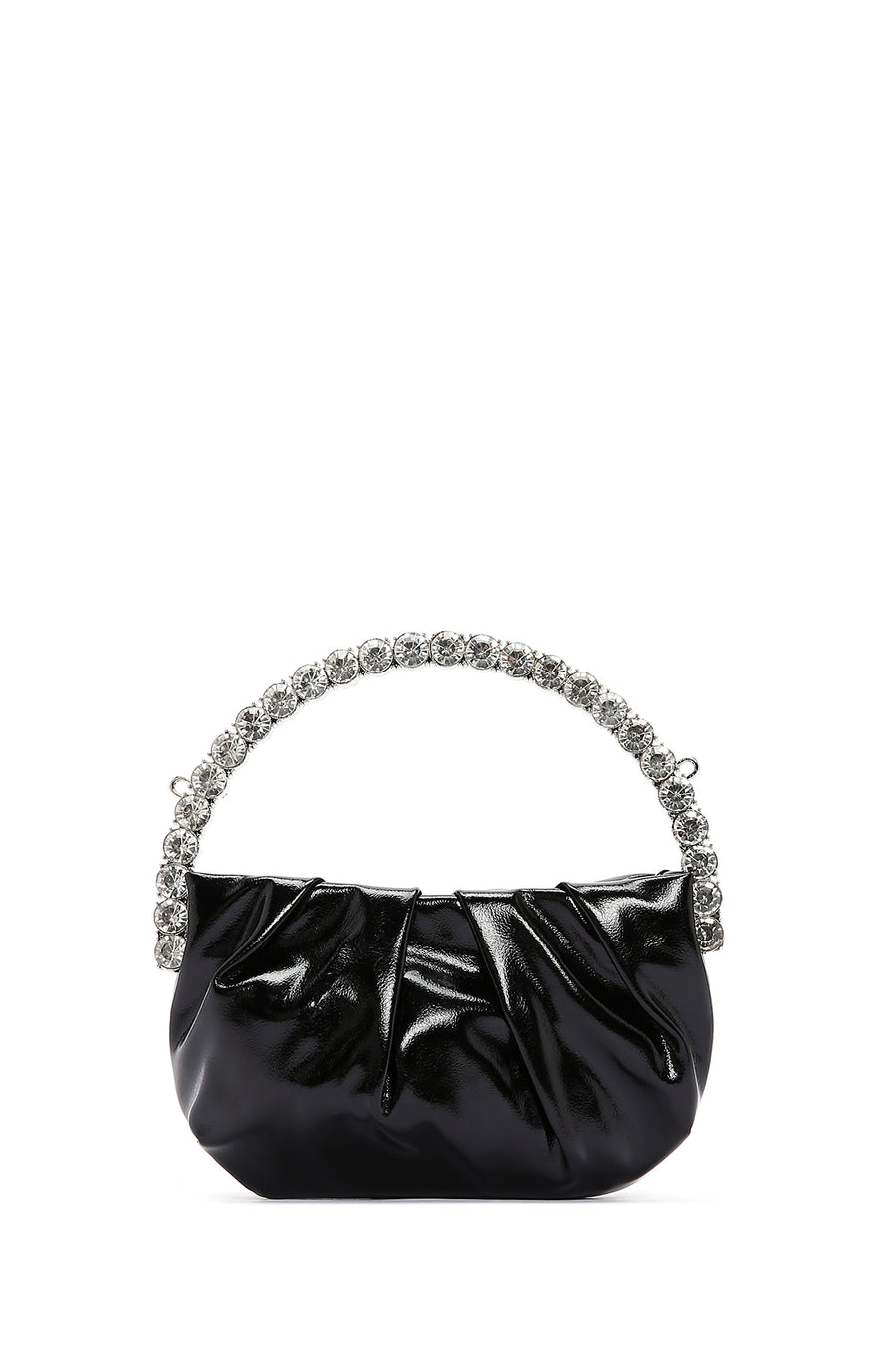 Women's Black Stone Handbag
