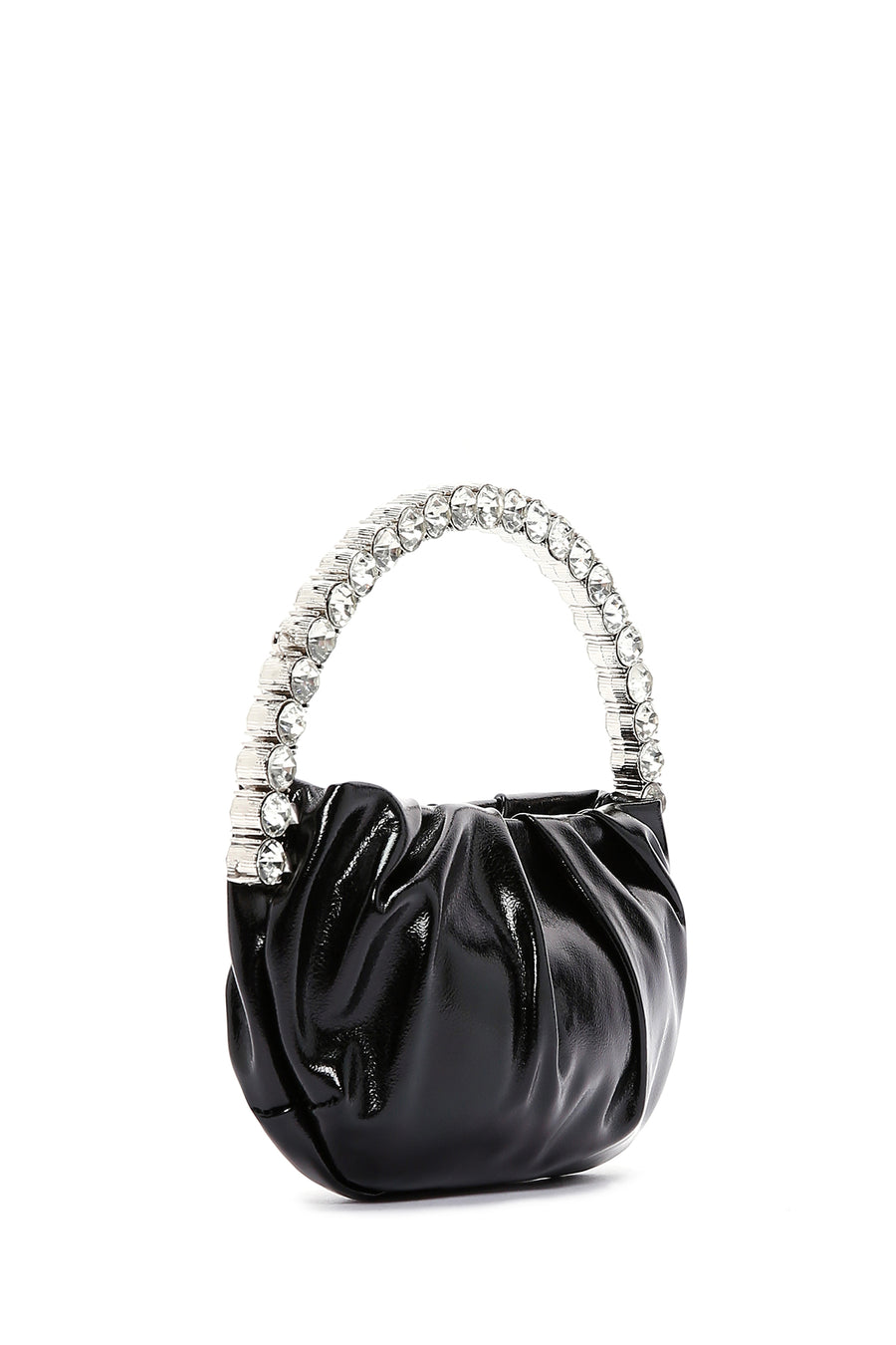 Women's Black Stone Handbag