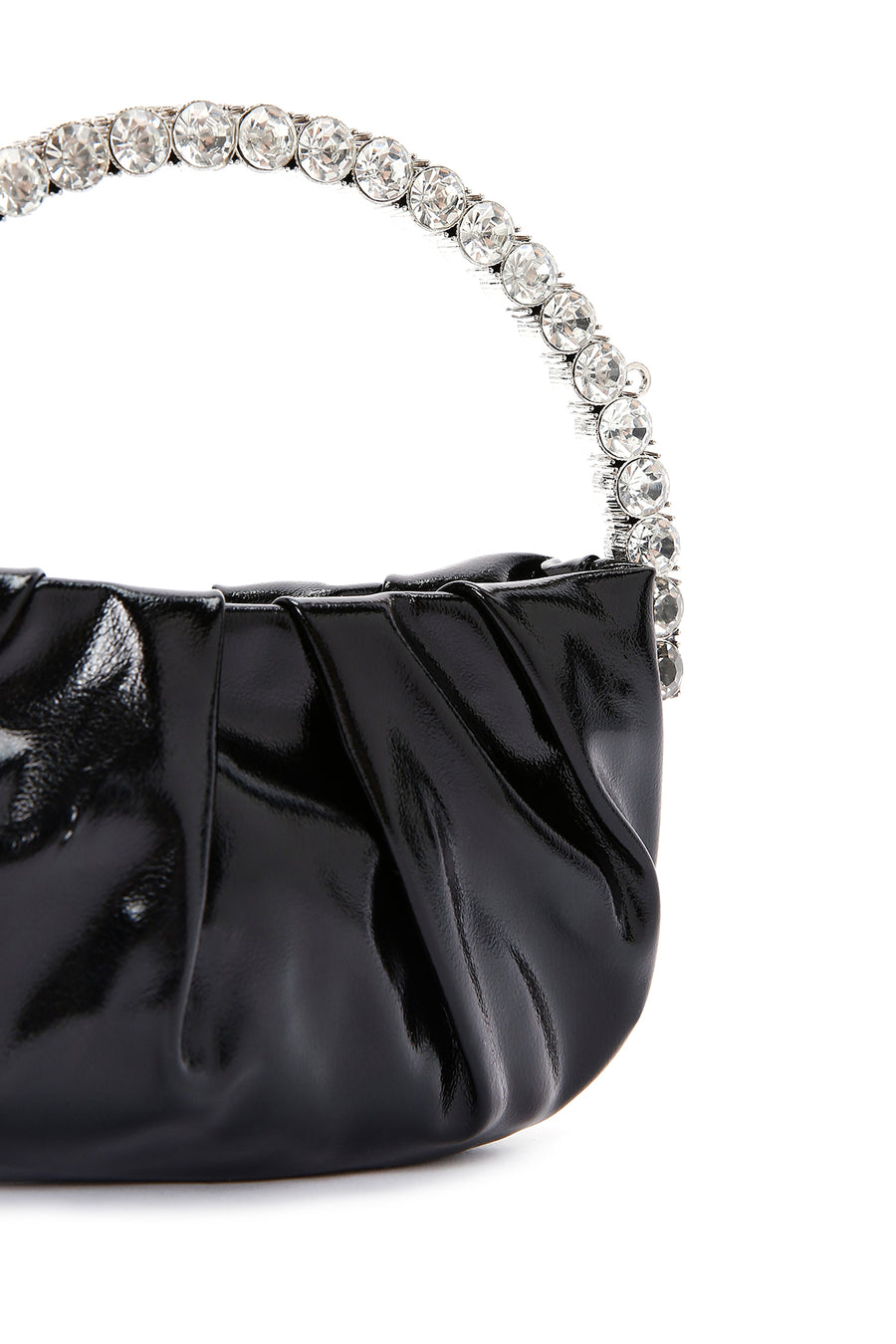 Women's Black Stone Handbag