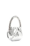 Women's Silver Stone Handbag | Derimod