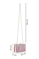Women's Pink Stone Handbag | Derimod