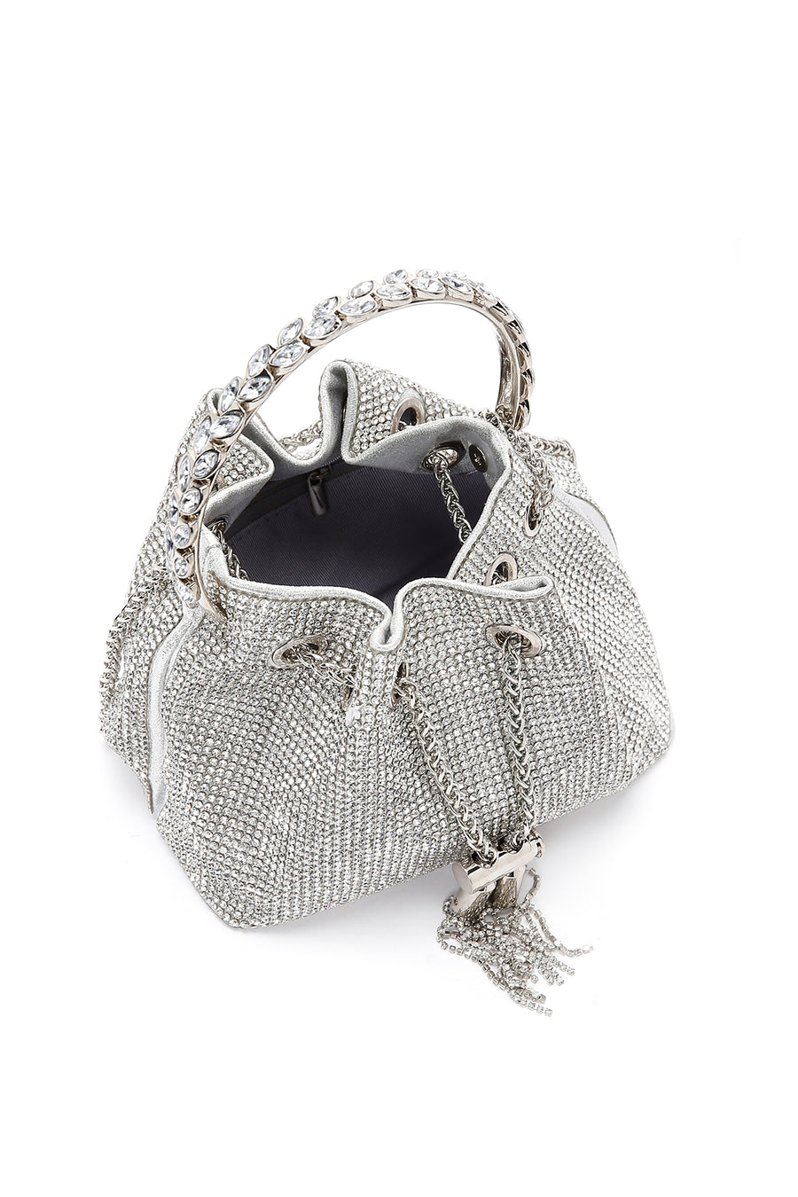 Women's Silver Stone Handbag