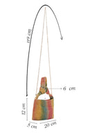 Women's Multicolored Stone Handbag | Derimod