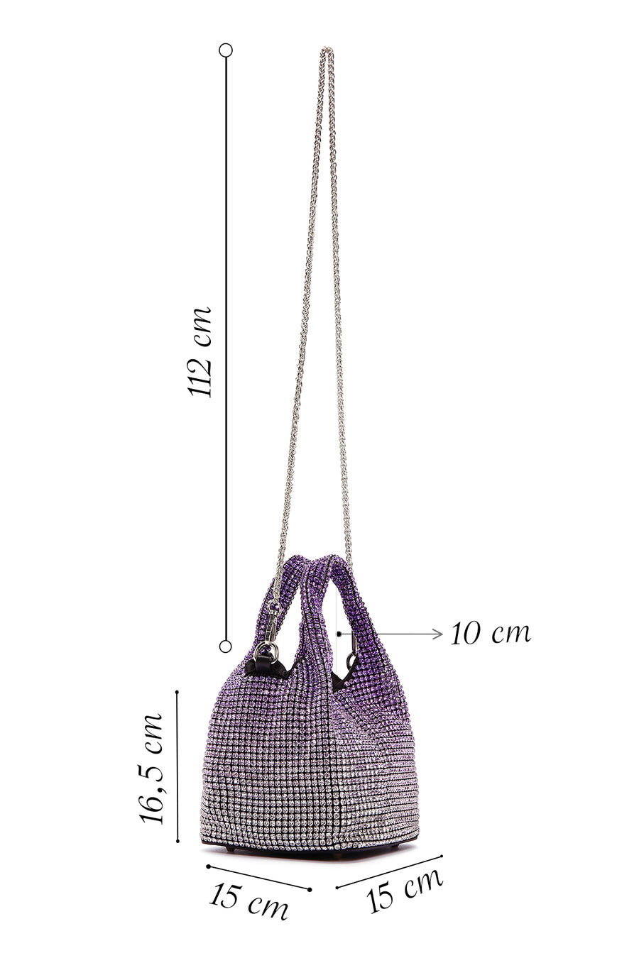 Women's Lilac Stone Handbag