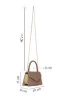 Women's Gold Fabric Clutch Bag | Derimod