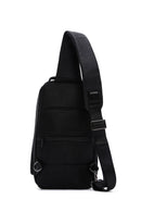D-Pack Men's Black Technological Fabric Crossbody Bag | Derimod