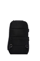 D-Pack Men's Black Technological Fabric Crossbody Bag | Derimod